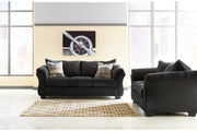 Darcy Black Sofa - Lara FurnitureSofa