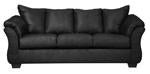 Darcy Black Sofa - Lara FurnitureSofa