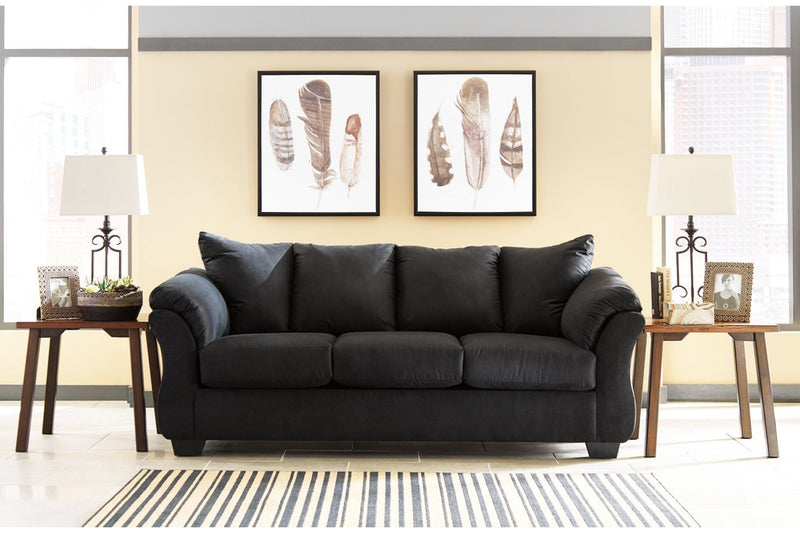 Darcy Black Sofa - Lara FurnitureSofa