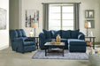 Darcy Blue Recliner - Gate FurnitureRecliner