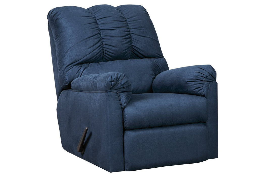 Darcy Blue Recliner - Gate FurnitureRecliner