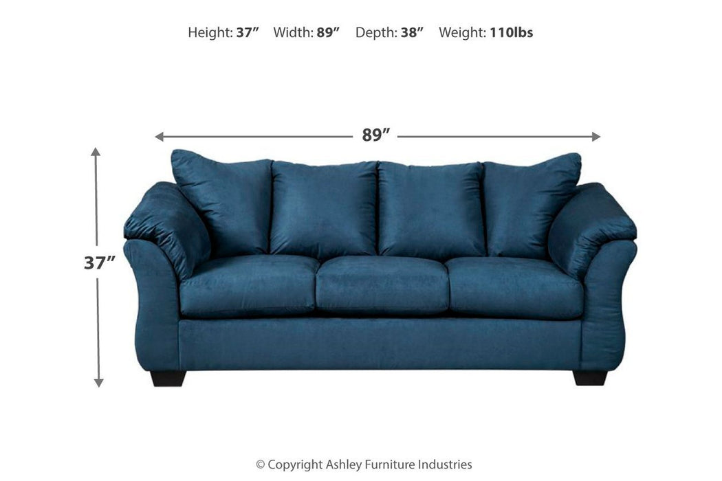 Darcy Blue Sofa - Gate FurnitureSofa