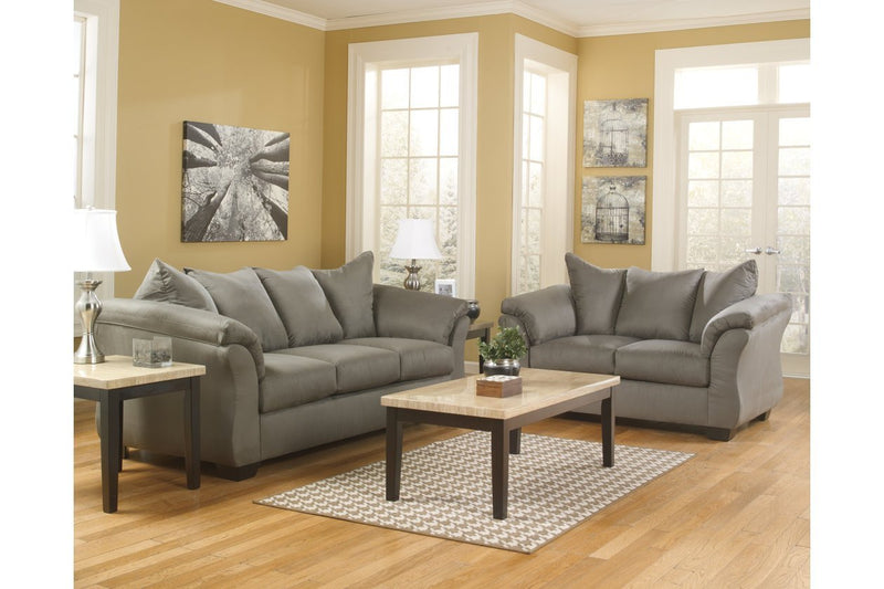 Darcy Cobblestone Loveseat - Lara FurnitureLoveseat