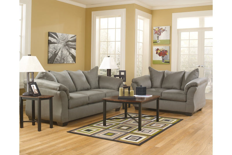 Darcy Cobblestone Loveseat - Lara FurnitureLoveseat