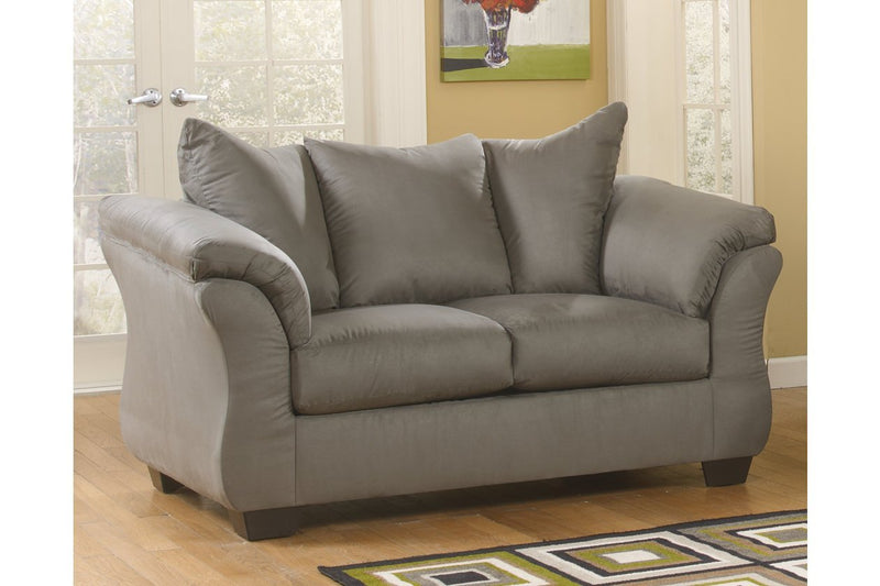 Darcy Cobblestone Loveseat - Lara FurnitureLoveseat