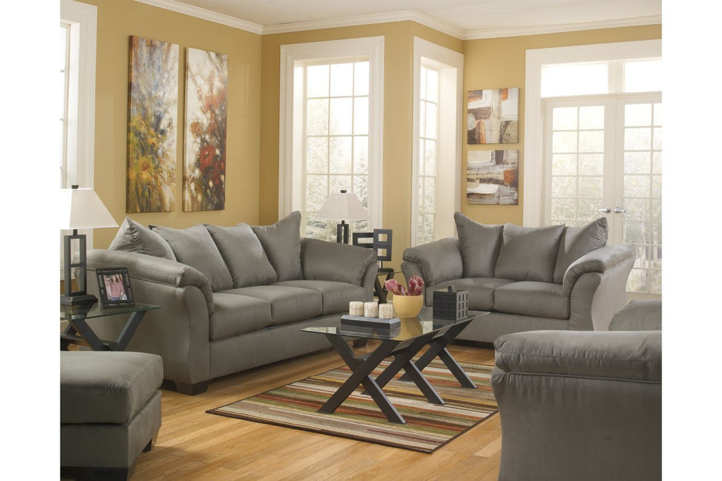 Darcy Cobblestone Loveseat - Gate FurnitureLoveseat