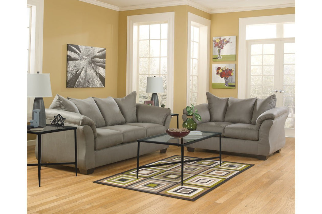 Darcy Cobblestone Loveseat - Gate FurnitureLoveseat
