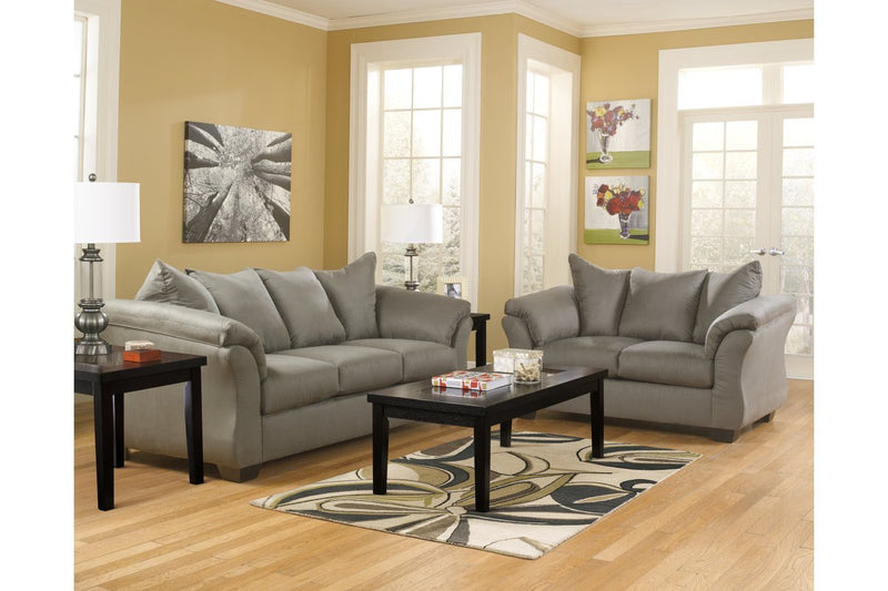 Darcy Cobblestone Loveseat - Lara FurnitureLoveseat