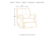 Darcy Cobblestone Recliner - Lara FurnitureRecliner