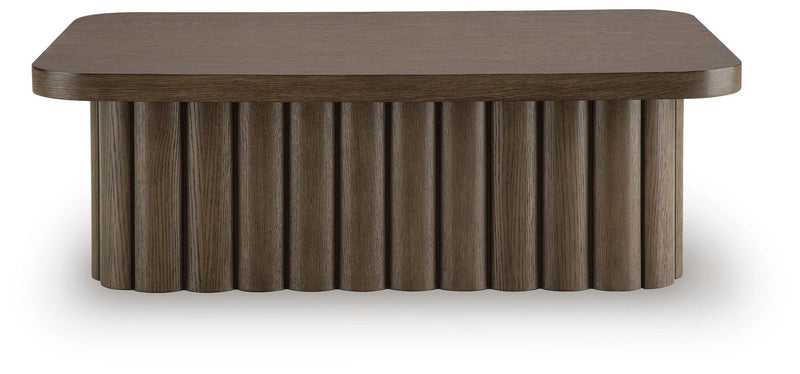 Darimore Burnished Brown Coffee Table - T984-1