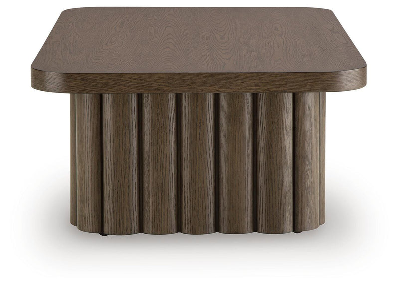 Darimore Burnished Brown Coffee Table - T984-1