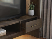 Darimore Burnished Brown TV Wall Console - W984W1