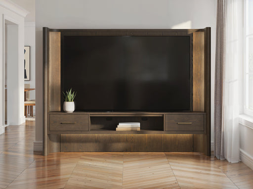 Darimore Burnished Brown TV Wall Console - W984W1