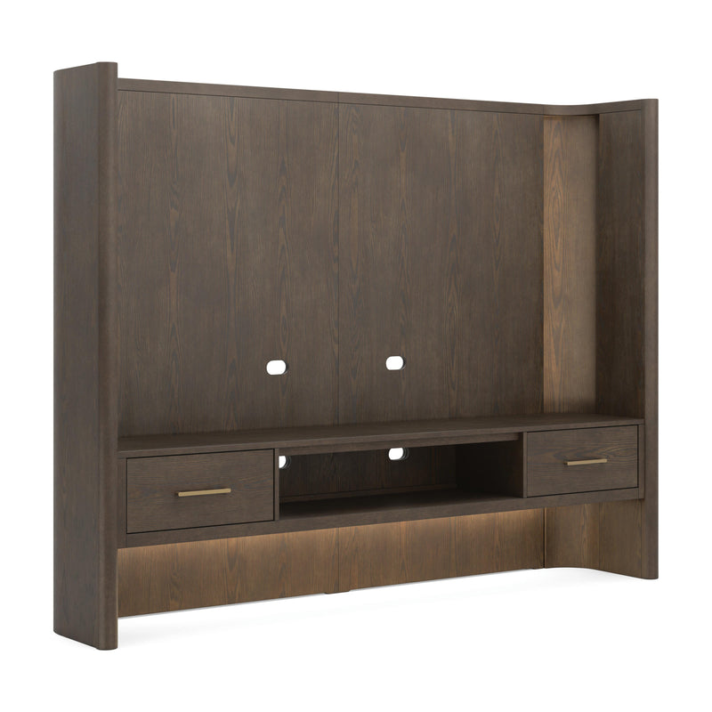 Darimore Burnished Brown TV Wall Console - W984W1