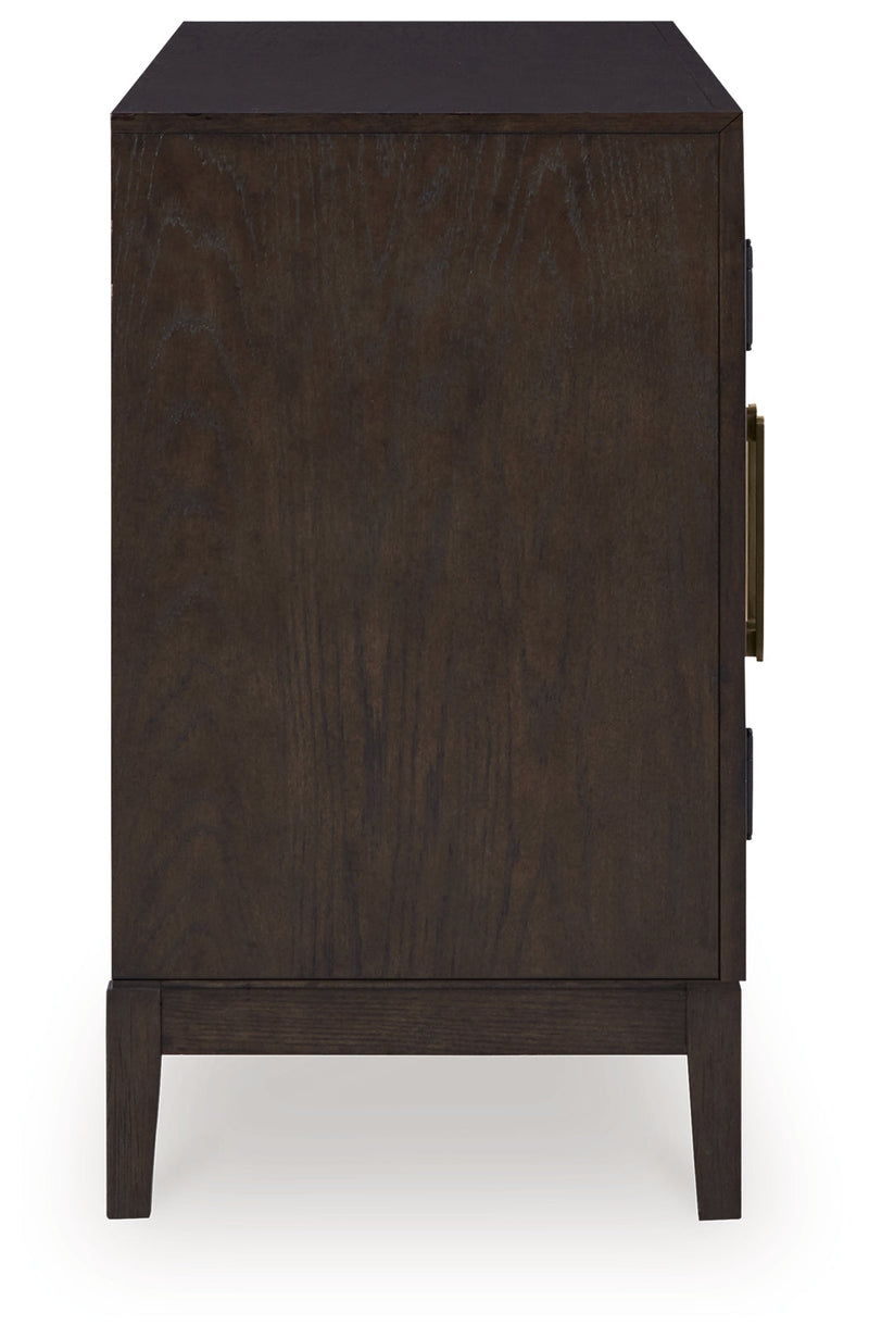 Dark Brown Burkhaus Counter Height Dining Table and 4 Barstools with Storage - PKG019511