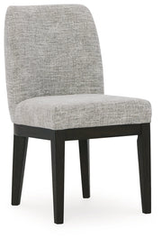 Burkhaus Dark Brown Dining Table and 6 Side Chairs from Ashley - Lara Furniture