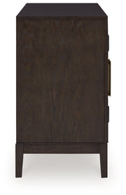 Dark Brown Burkhaus Dining Table and 8 Chairs with Storage - PKG013373