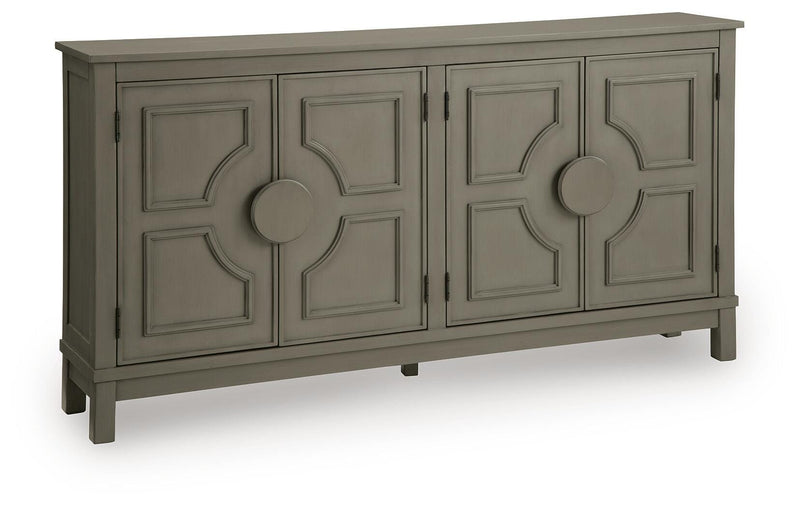 Darlock Warm Gray Accent Cabinet - A4000738