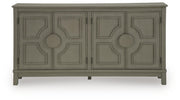 Darlock Warm Gray Accent Cabinet - A4000738