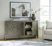Darlock Warm Gray Accent Cabinet - A4000738