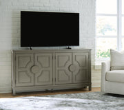 Darlock Warm Gray Accent Cabinet - A4000738