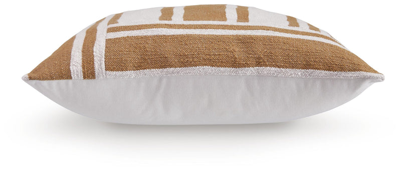 Darrman Ochre/Ivory Pillow (Set of 4) - A1001116