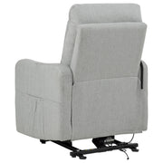 Dayes Upholstered Power Lift Recliner Chair Light Grey - 600130P