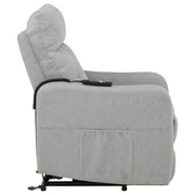 Dayes Upholstered Power Lift Recliner Chair Light Grey - 600130P