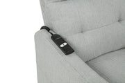 Dayes Upholstered Power Lift Recliner Chair Light Grey - 600130P