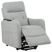 Dayes Upholstered Power Lift Recliner Chair Light Grey - 600130P