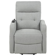 Dayes Upholstered Power Lift Recliner Chair Light Grey - 600130P