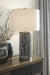 Dayo Gray/Gold Finish Table Lamp - Gate FurnitureTable Lamp