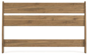 Deanlow Full Panel Headboard with Dresser, Chest and 2 Nightstands in Honey - PKG017180