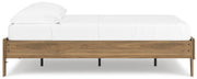 Deanlow Full Platform Bed with Dresser and Nightstand in Honey - PKG017195