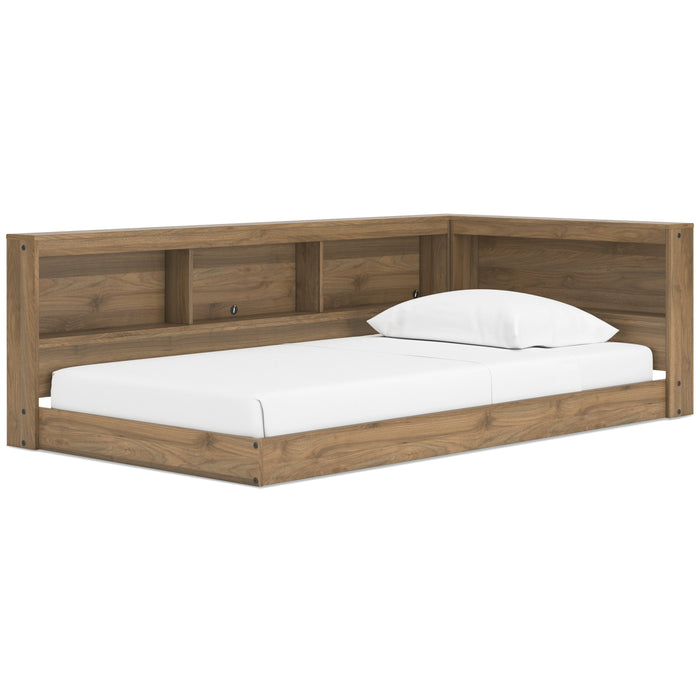 Deanlow Honey Youth Bookcase Storage Bedroom Set - Gate FurnitureYouth Bedroom Set