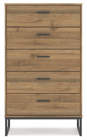 Deanlow Honey Youth Platform Bedroom Set - Lara FurnitureYouth Bedroom Set