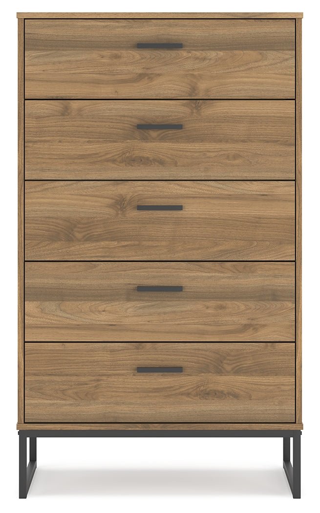 Deanlow Honey Youth Platform Bedroom Set - Lara FurnitureYouth Bedroom Set