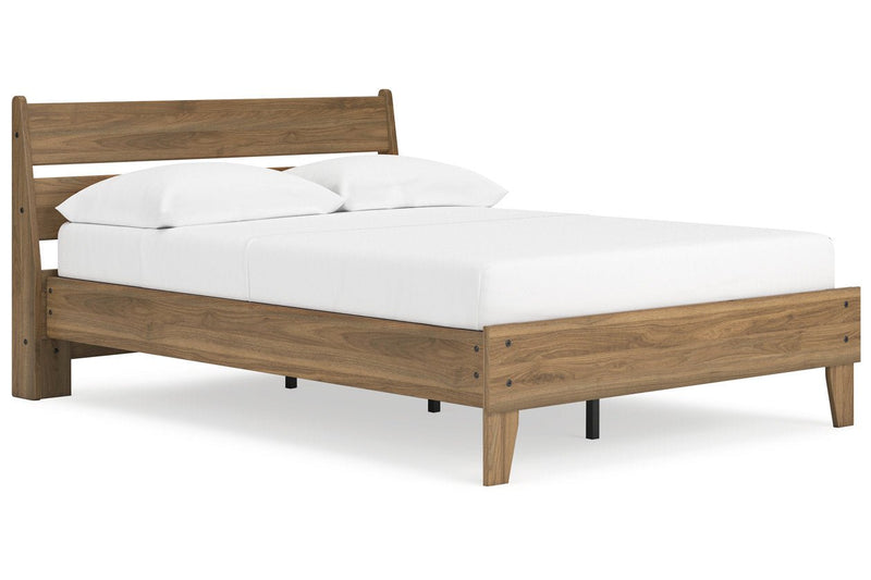 Deanlow Honey Youth Platform Bedroom Set - Lara FurnitureYouth Bedroom Set