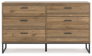 Deanlow Honey Youth Platform Bedroom Set - Lara FurnitureYouth Bedroom Set