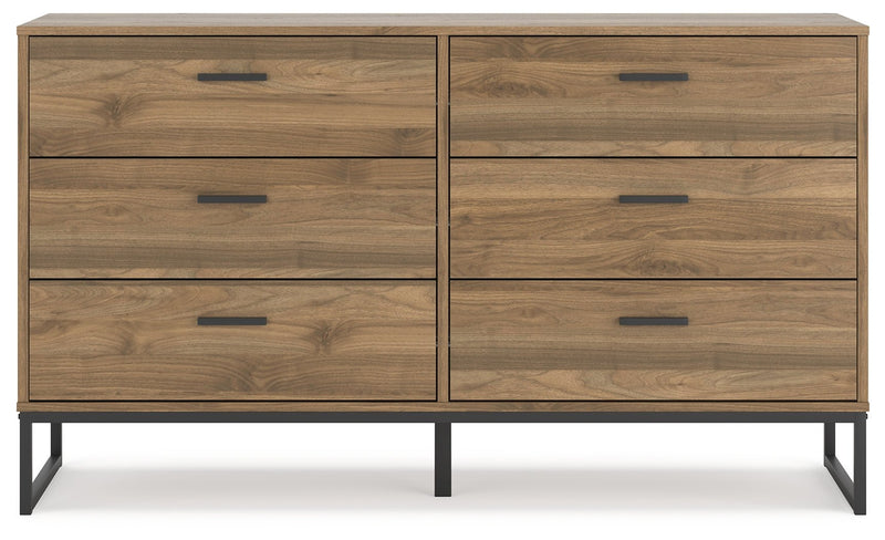 Deanlow Honey Youth Platform Bedroom Set - Lara FurnitureYouth Bedroom Set