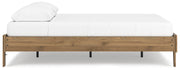 Deanlow Queen Platform Bed with Dresser and Chest in Honey - PKG017273
