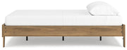 Deanlow Queen Platform Bed with Dresser, Chest and 2 Nightstands in Honey - PKG017271