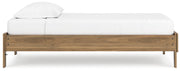 Deanlow Twin Platform Bed with Dresser and 2 Nightstands in Honey - PKG017185