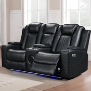 Dearborn Black Sofa & Loveseat & Chair - DEARBORN-BK-SLC