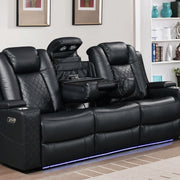 Dearborn Black Sofa & Loveseat - DEARBORN-BK-SLS