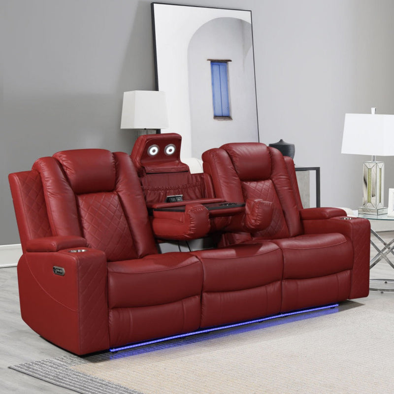 Dearborn Red Sofa & Loveseat - DEARBORN-RD-SLS