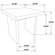 Decker 2-piece Coffee and End Table Set Walnut - 706488-S2