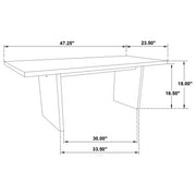 Decker 3-piece Coffee and End Table Set Black - 706478-S3