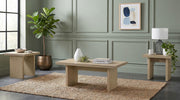 Decker 3-piece Coffee and End Table Set Natural Oak - 706468-S3
