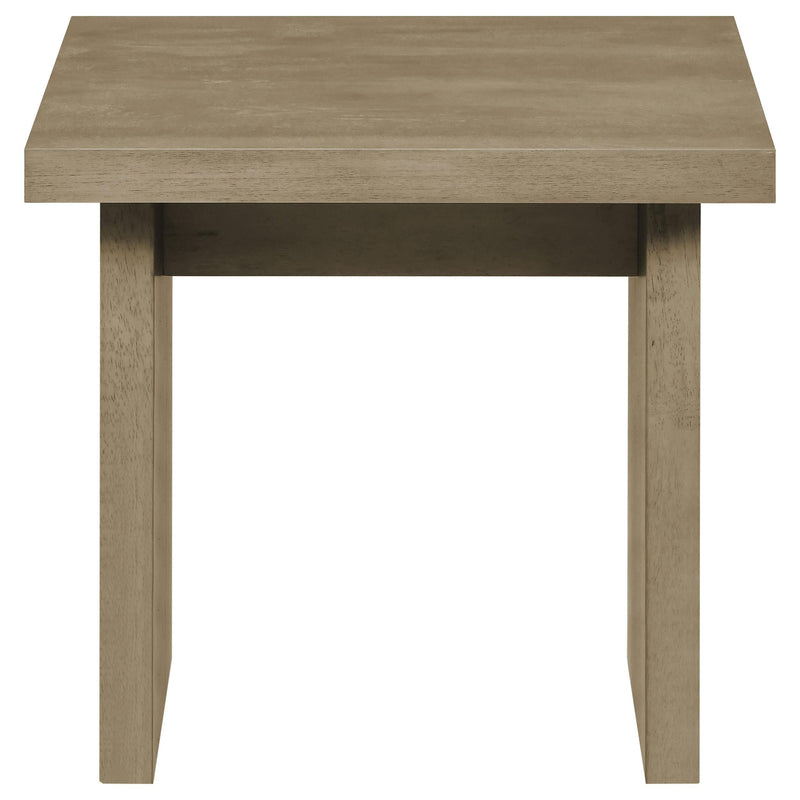 Decker 3-piece Coffee and End Table Set Natural Oak - 706468-S3